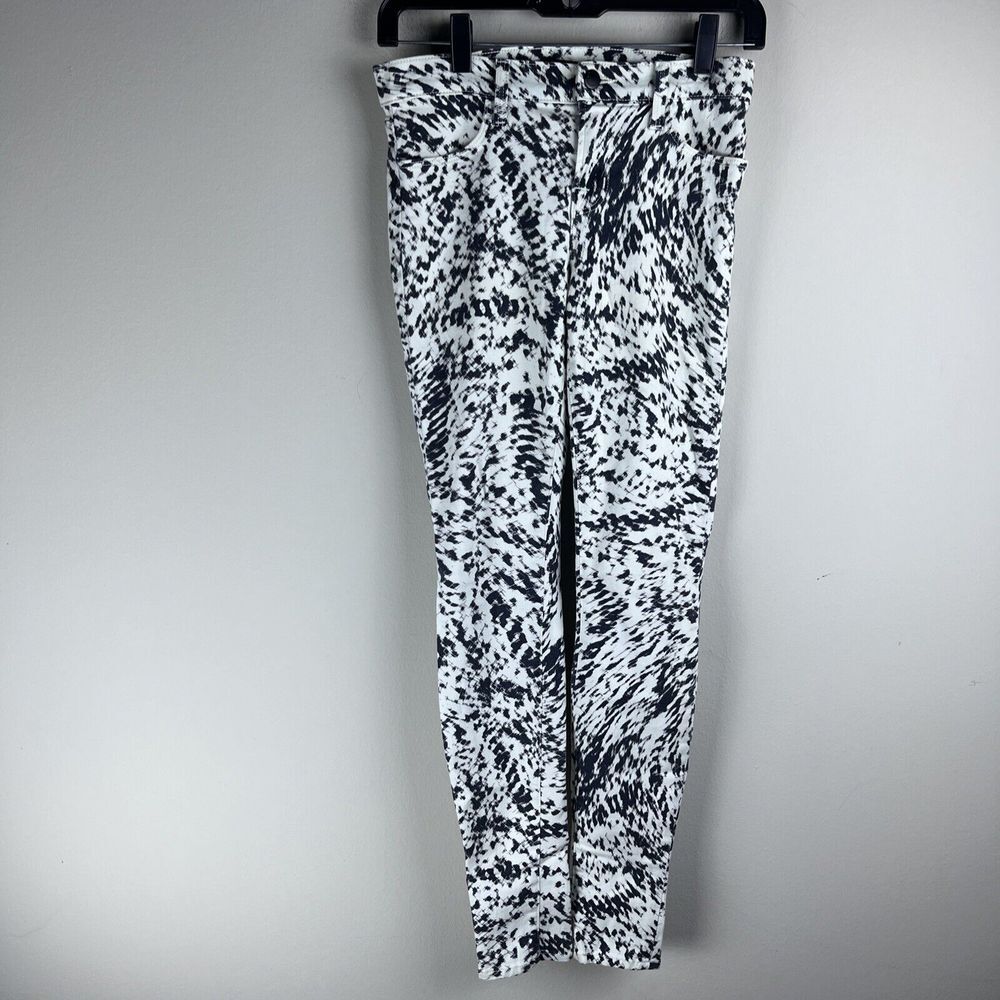 J Brand Women's Size 25 Super Skinny Labyrinth Print Pants